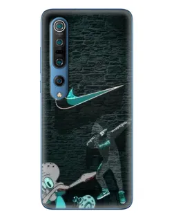 Чехол для Xiaomi Mi 10 Pro с картинкой «Спортивный арт Nike»