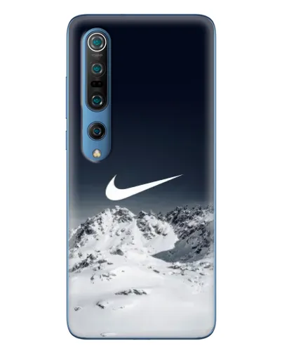 Чехол для Xiaomi Mi 10 Pro с картинкой «Nike — зимние горы» Чехол для Xiaomi Mi 10 Pro с картинкой «Nike — зимние горы»
