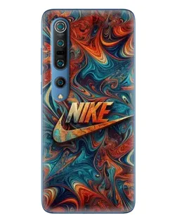 Чехол для Xiaomi Mi 10 Pro с картинкой «Nike в абстракции»