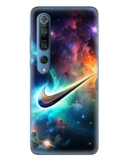 Чехол для Xiaomi Mi 10 Pro с картинкой «Космический Nike Swoosh»