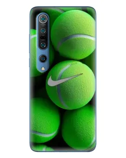 Чехол для Xiaomi Mi 10 Pro с картинкой «Теннисные мячи Найк»