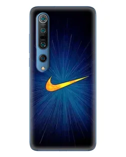 Чехол для Xiaomi Mi 10 Pro с картинкой «Синий пульс Nike» Чехол для Xiaomi Mi 10 Pro с картинкой «Синий пульс Nike»