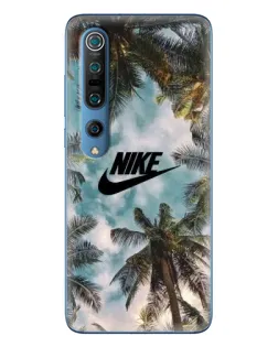 Чехол для Xiaomi Mi 10 Pro с картинкой «Тропический принт Nike» Чехол для Xiaomi Mi 10 Pro с картинкой «Тропический принт Nike»