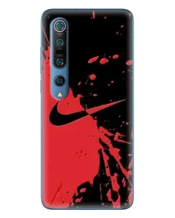 Чехол для Xiaomi Mi 10 Pro с картинкой «Красные брызги Nike» Чехол для Xiaomi Mi 10 Pro с картинкой «Красные брызги Nike»