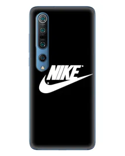 Чехол для Xiaomi Mi 10 Pro с картинкой «Мазки краски Nike» Чехол для Xiaomi Mi 10 Pro с картинкой «Мазки краски Nike»