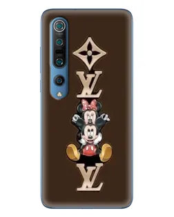 Чохол для Xiaomi Mi 10 Pro з картинкою «LV та Міккі Маус»