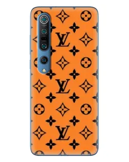 Чохол для Xiaomi Mi 10 Pro з картинкою «Помаранчевий стиль LV»
