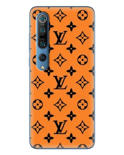 Чохол для Xiaomi Mi 10 Pro з картинкою «Помаранчевий стиль LV»