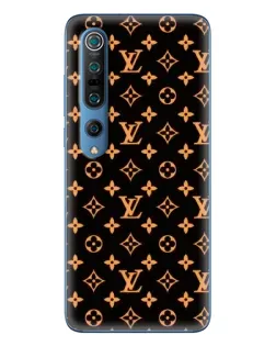 Чохол для Xiaomi Mi 10 Pro з картинкою «Золота монограма LV»