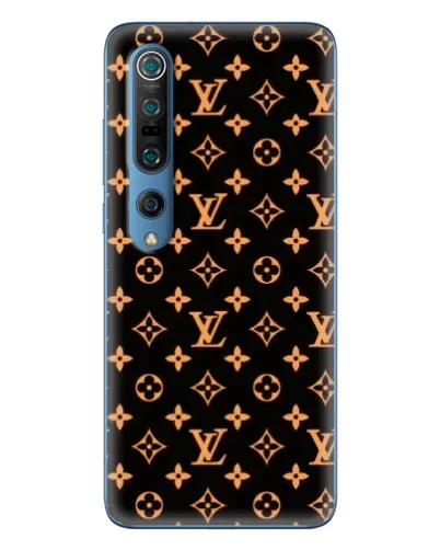 Чохол для Xiaomi Mi 10 Pro з картинкою «Золота монограма LV»