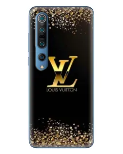 Чохол для Xiaomi Mi 10 Pro з картинкою «LV — золоті іскри»