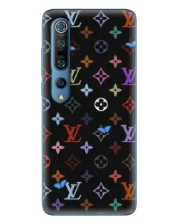 Чохол для Xiaomi Mi 10 Pro з картинкою «Кольорова монограма LV»