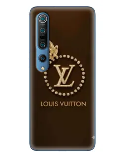 Чохол для Xiaomi Mi 10 Pro з картинкою «LV — золота печатка»