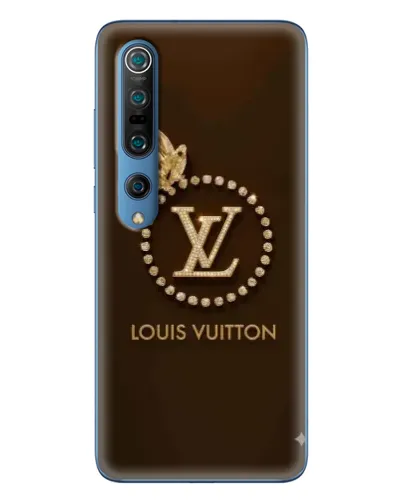 Чохол для Xiaomi Mi 10 Pro з картинкою «LV — золота печатка»