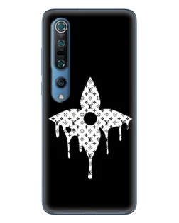Чохол для Xiaomi Mi 10 Pro з картинкою «Квіткова монограма»
