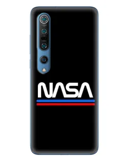 Чехол для Xiaomi Mi 10 Pro с картинкой «NASA — классика Red Blue»