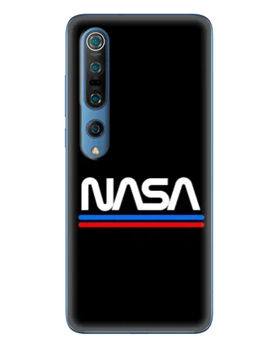 Чехол для Xiaomi Mi 10 Pro с картинкой «NASA — классика Red Blue»