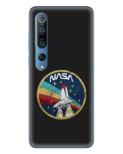 Чехол для Xiaomi Mi 10 Pro с картинкой «NASA — эмблема миссии»