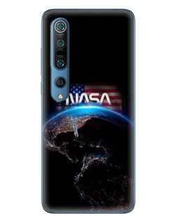 Чехол для Xiaomi Mi 10 Pro с картинкой «Земля из космоса NASA»