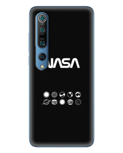 Чехол для Xiaomi Mi 10 Pro с картинкой «NASA — технический принт»