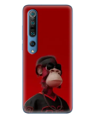 Чохол для Xiaomi Mi 10 Pro з картинкою «Bored Ape в червоному»