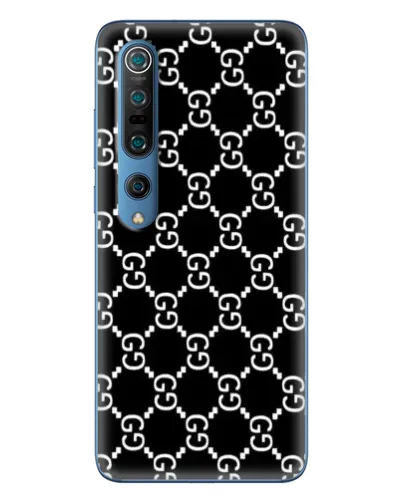 Чехол для Xiaomi Mi 10 Pro с картинкой «Gucci — сетчатый паттерн»