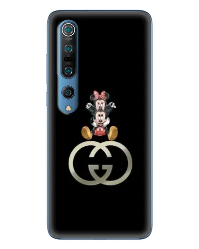 Чехол для Xiaomi Mi 10 Pro с картинкой «Минни Маус на лого»