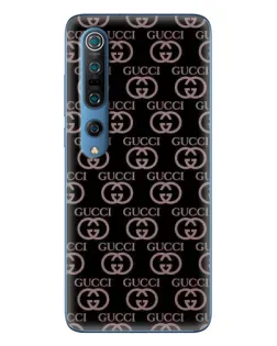Чехол для Xiaomi Mi 10 Pro с картинкой «Классическая монограмма Gucci»