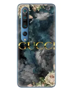 Чехол для Xiaomi Mi 10 Pro с картинкой «Абстрактные цветы Gucci»