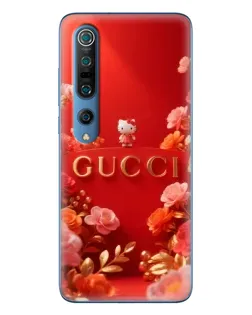Чехол для Xiaomi Mi 10 Pro с картинкой «Gucci — золотой сад»