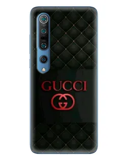 Чехол для Xiaomi Mi 10 Pro с картинкой «Gucci — стеганый черный»