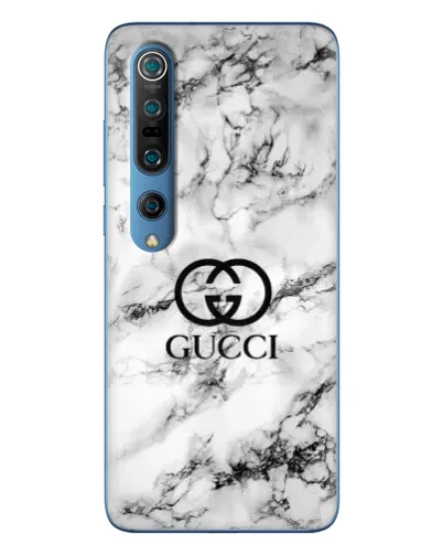 Чехол для Xiaomi Mi 10 Pro с картинкой «Gucci — мраморный шик»