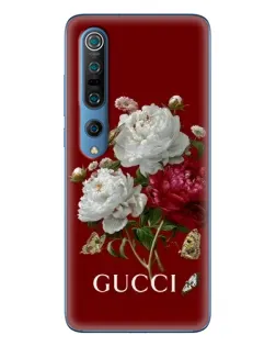 Чехол для Xiaomi Mi 10 Pro с картинкой «Gucci —  сад»