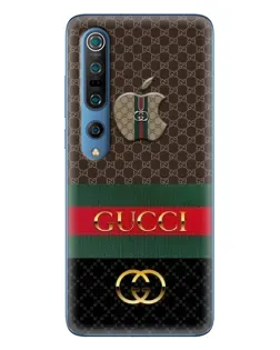 Чехол для Xiaomi Mi 10 Pro с картинкой «Gucci — брендированный десерт»