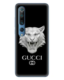 Чохол для Xiaomi Mi 10 Pro з картинкою «Gucci — срібний лев»