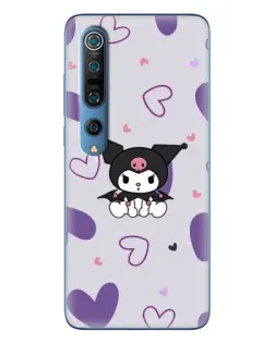 Чохол для Xiaomi Mi 10 Pro з картинкою «Kuromi та лавандові серця»