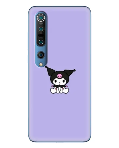 Чохол для Xiaomi Mi 10 Pro з картинкою «Kuromi — фіолетовий мінімалізм»