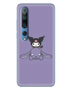 Чохол для Xiaomi Mi 10 Pro з картинкою «Kuromi на ліловому фоні»