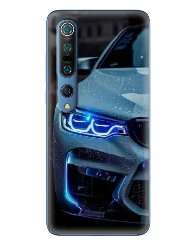 Чехол для Xiaomi Mi 10 Pro с картинкой «Взгляд BMW с синими фарами»