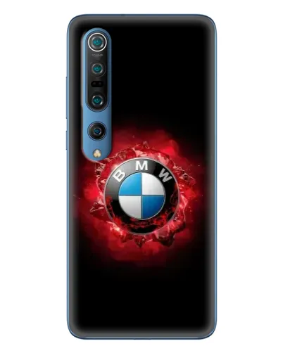Чехол для Xiaomi Mi 10 Pro с картинкой «Логотип BMW — вспышка»