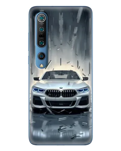 Чехол для Xiaomi Mi 10 Pro с картинкой «BMW в свете фар»
