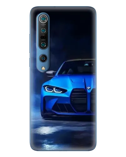 Чехол для Xiaomi Mi 10 Pro с картинкой «Голубая BMW M4»