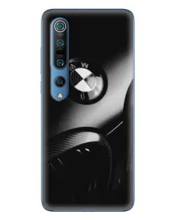 Чехол для Xiaomi Mi 10 Pro с картинкой «Эмблема BMW — макро»