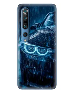 Чехол для Xiaomi Mi 10 Pro с картинкой «BMW под дождем»