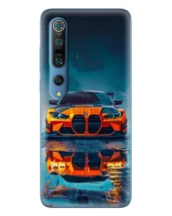 Чехол для Xiaomi Mi 10 Pro с картинкой «BMW — золотая эмблема»