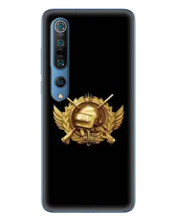 Чохол для Xiaomi Mi 10 Pro з картинкою «PUBG — помаранчевий градієнт»