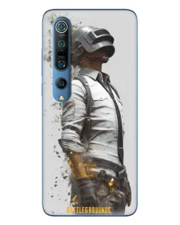 Чохол для Xiaomi Mi 10 Pro з картинкою «PUBG — боєць у пилу»