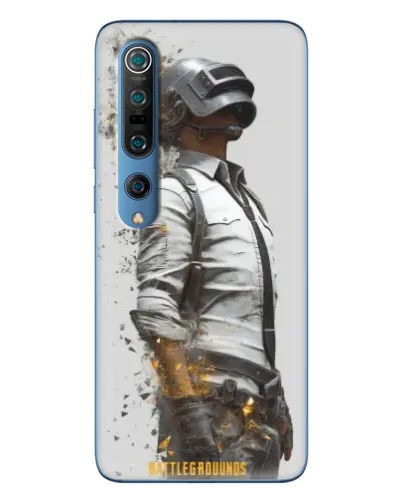 Чохол для Xiaomi Mi 10 Pro з картинкою «PUBG — боєць у пилу»