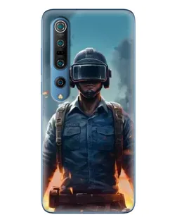 Чохол для Xiaomi Mi 10 Pro з картинкою «PUBG — реалістичний герой»