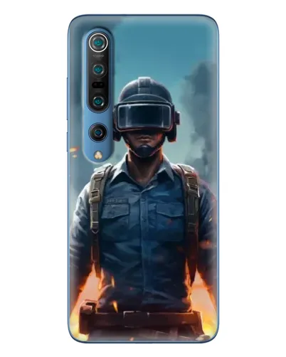 Чохол для Xiaomi Mi 10 Pro з картинкою «PUBG — реалістичний герой»